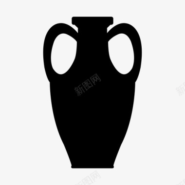 花瓶艺术品陶瓷图标图标