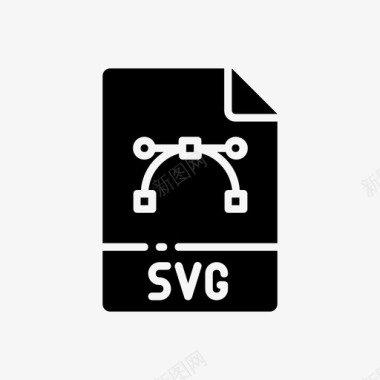 SVG矢量svg文档扩展名图标图标