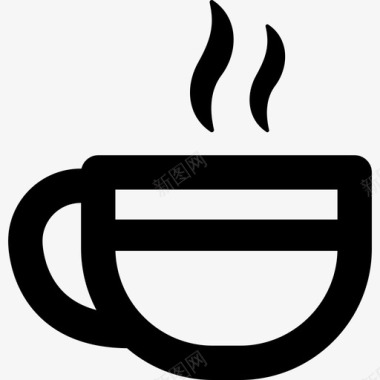 一杯热咖啡食物我的学校图标图标