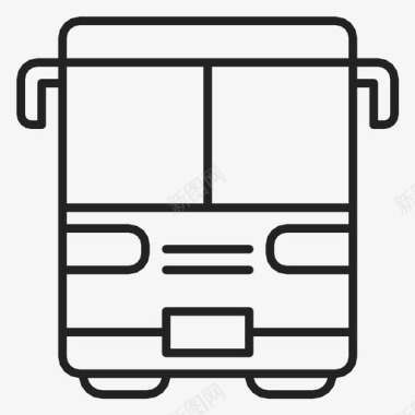 红十字车辆公共汽车换乘运输图标图标