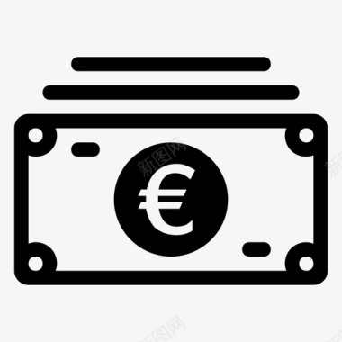 火焰欧元图标欧元图标