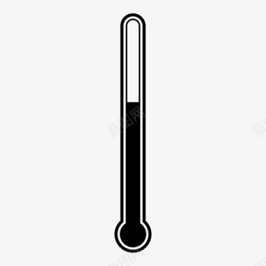 温度计高温温度图标图标