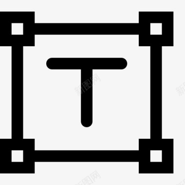 折纸文本text图标