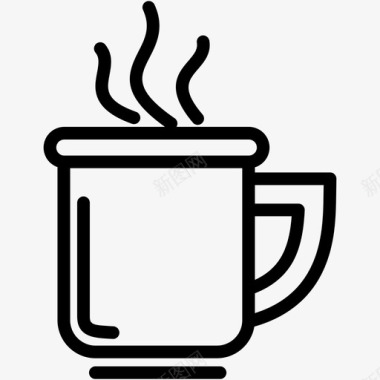咖啡下午茶杯子图标图标