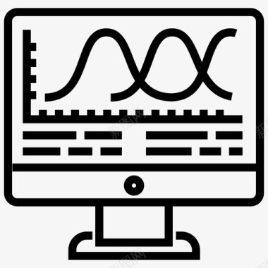 实验科学的图标计算机分析计算机科学图标图标