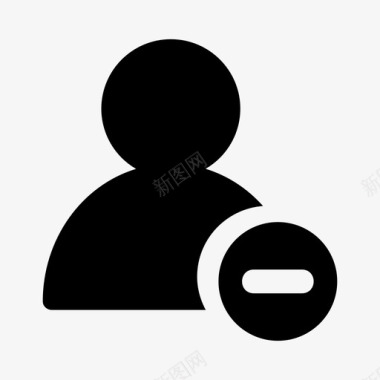 个人名片删除帐户个人图标图标