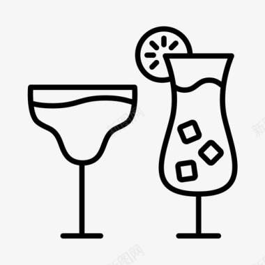 庆祝鸡尾酒酒酒吧图标图标