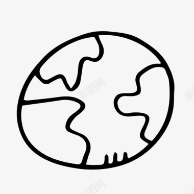大世界地球地球日图标图标