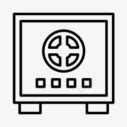 登记秘密箱保险箱投递箱警卫图标高清图片