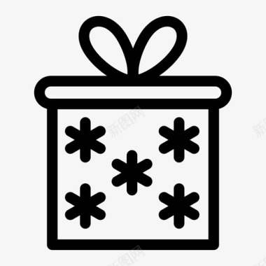 直播间礼物icon图案礼品包装节日礼物图标图标