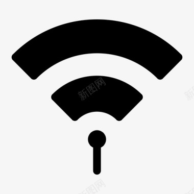 低信号wifi通信互联网图标图标