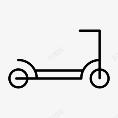 幼儿背景滑板车婴儿自行车自行车图标图标