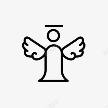 天使天使天堂圣人图标图标