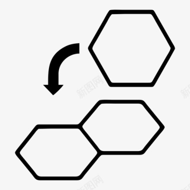 光斑背景动作放置瓷砖向下十六进制图标图标