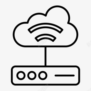 后端开发连接云通信图标图标