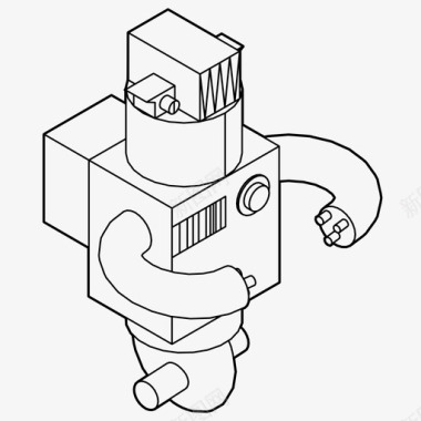 变压器机器人机器技术图标图标