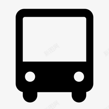 通勤公共汽车长途汽车通勤图标图标