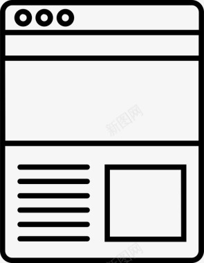 网站布局网页平板电脑数字网站图标图标