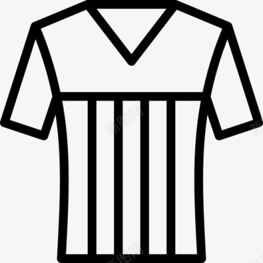 球衣足球衫服装男式图标图标