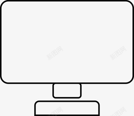 显示框显示器电脑显示器桌面显示器图标图标