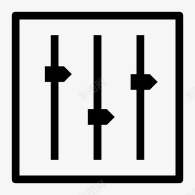 播放器控件设置控件均衡器图标图标