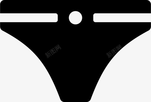 潜水服装内裤服装时尚图标图标