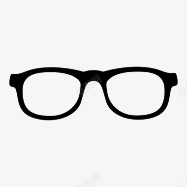 眼镜视觉时尚图标图标