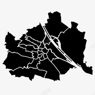 维也纳奥地利城市图标图标