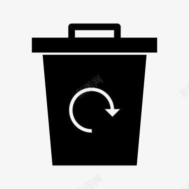垃圾回收环保回收站图标图标