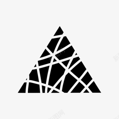 三角形几何图案图标图标