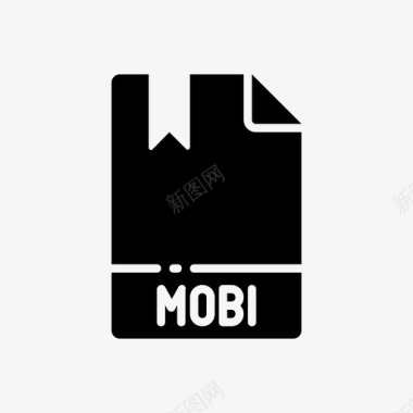 A4传单mobi文档图标图标