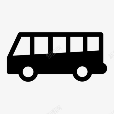 公共汽车司机群众图标图标