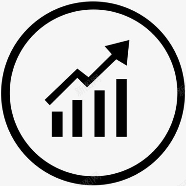 彩色柱图能耗柱图3图标