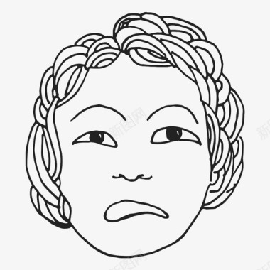 提拉米酥厌恶表情情绪图标图标