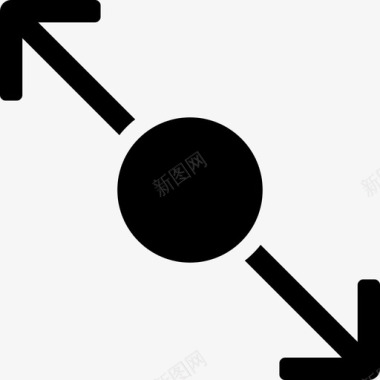 运动箭头活动圆圈图标图标