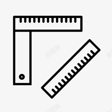 建筑工人尺子建筑师建筑工人图标图标