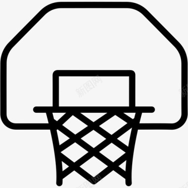 篮球网设备运动图标图标