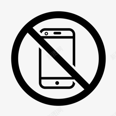 禁止使用手机图标图标