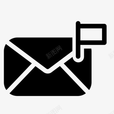 标志信息电子邮件信封图标图标