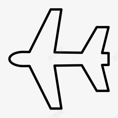 天空上的飞机飞机机场飞行图标图标