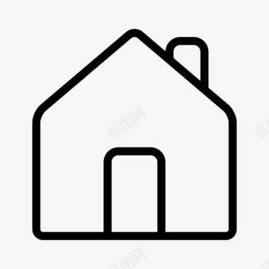 水上的房子家建筑物房子图标图标