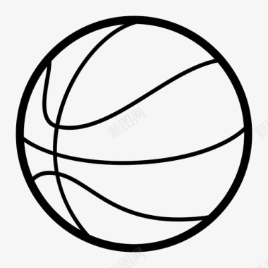 篮球气球球体图标图标