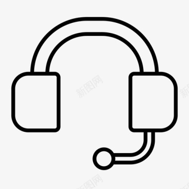 耳机转换线客户服务小工具耳机图标图标