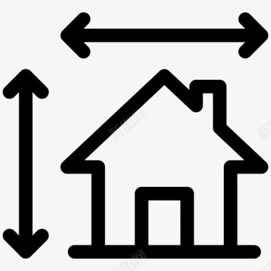 住宅平面图尺寸住宅规划图标图标