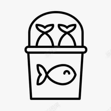 鱼桶奖励图标图标