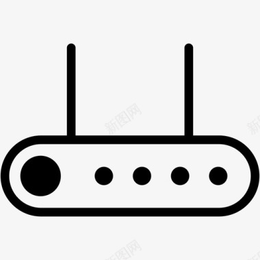 互联网wifi调制解调器互联网路由器图标图标