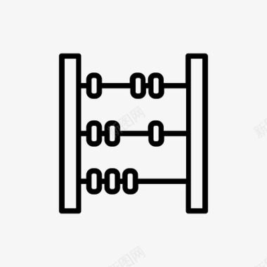 算盘矢量图算盘图标图标