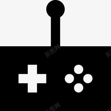 扁平化游戏机游戏板游戏机游戏图标图标