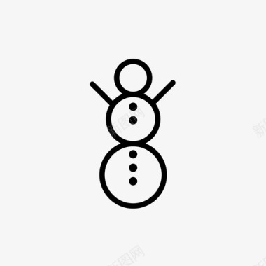 冬天的雪人雪人圣诞雪人冬天图标图标