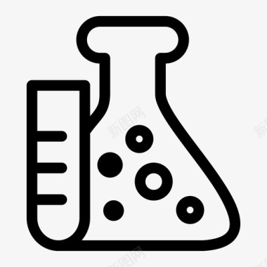 化学实验用具化学实验实验室图标图标